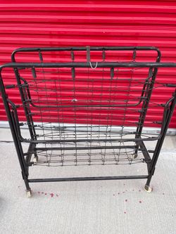 Fold up portable bedframe