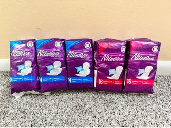 5 New Nileeva Sanitary Pads Packs