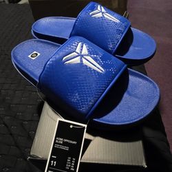 Nike Kobe Offcourt Slides Dodgers Sz 11 Brand New