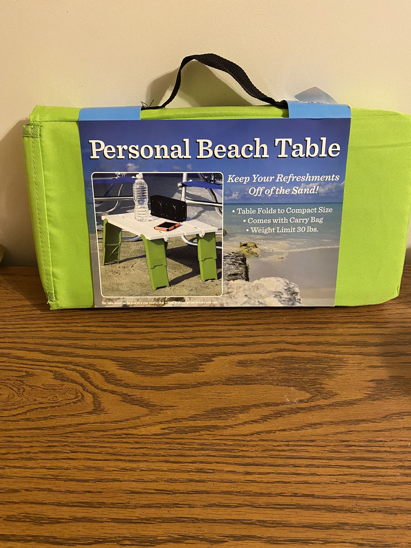 Brand New Personal Beach Table 
