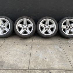 Set 17x8 Polished IROC Wheel, 5x5 , W 245/40/17 Pirelli Tires, 50% Tread, Good Condition Fit Chevy Trucks Only, Will Not Fit Cars, Sell $600.00 Cash