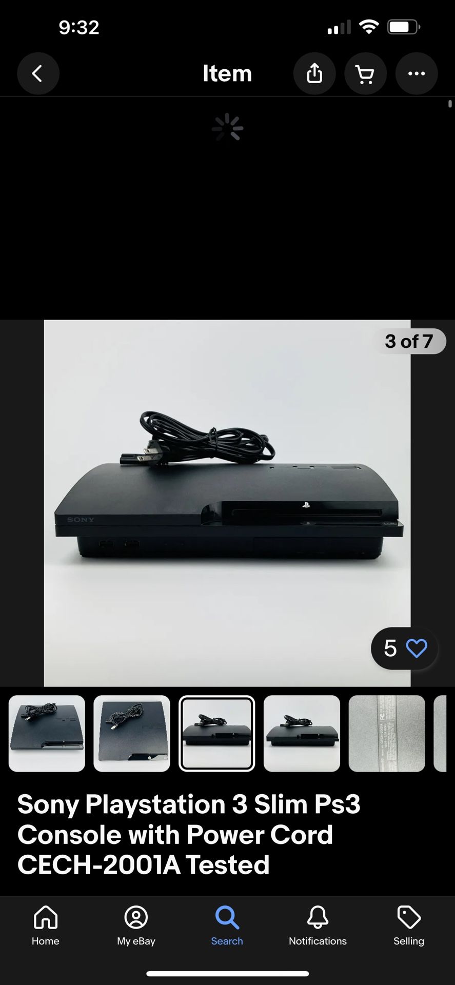 Sony Playstation 3 Slim Ps3 Console