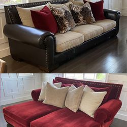 Sofa/double Chaise Set! 