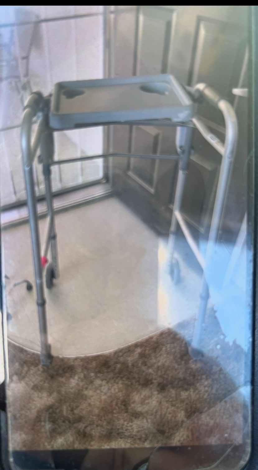 Walker With Tray Like New