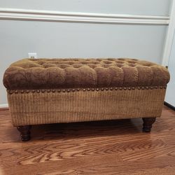 Vintage Storage Ottoman