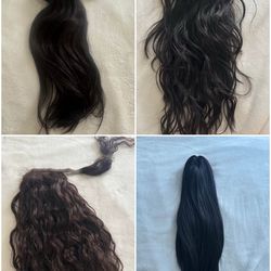 LOT OF NEW PONYTAIL EXTENSIONS