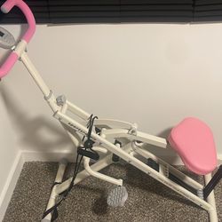 Sunny Health & Fitness Upright Row-n-Ride Rowing Machine