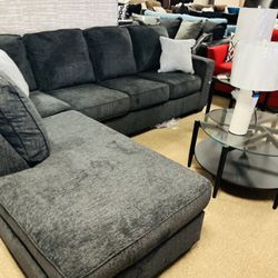Brand New Stunning Sectional With Deep Chaise!