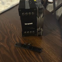 CPU Cooler Fan. Be Quiet Single Fan CPU Cooler For Intel Or AMD 