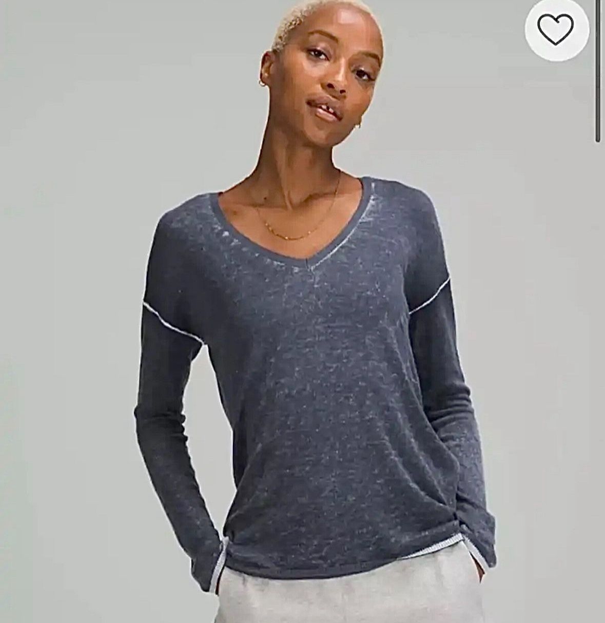 Lululemon Cashlu™ V-Neck Relaxed Fit Sweater (New)