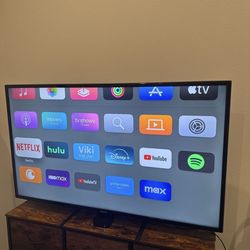 55” Samsung TV + Apple TV (ALL POWER CABLES INCLUDED)