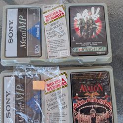Vintage Video 8 Movies An Memories ( Avalon ) & Ghostbusters 2