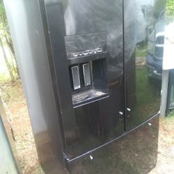 KitchenAid Black Frost-free French Door Refrigerator