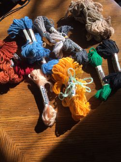 15 Skeins Brusana Persian wool yarn