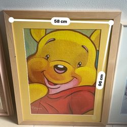 Winnie The Pooh Jigsaw Puzzle Painting 