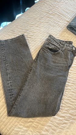 Gray Washed Denim Jeans