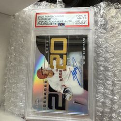 Shohei Ohtani Autograph #18/25 - Topps Chrome