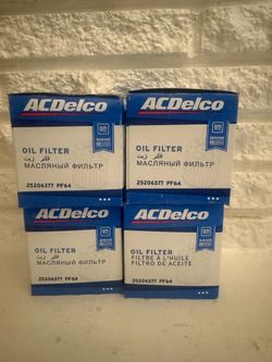 Set of 4 pack) ADelco PF64 Engine Oil Filter brand new sealed