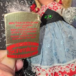 Vintage Schneider Trachten Kathi Bavarian Dirndl Doll West Germany