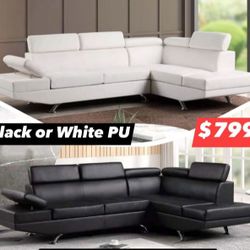 New Modern Sectional Including Free Delivery