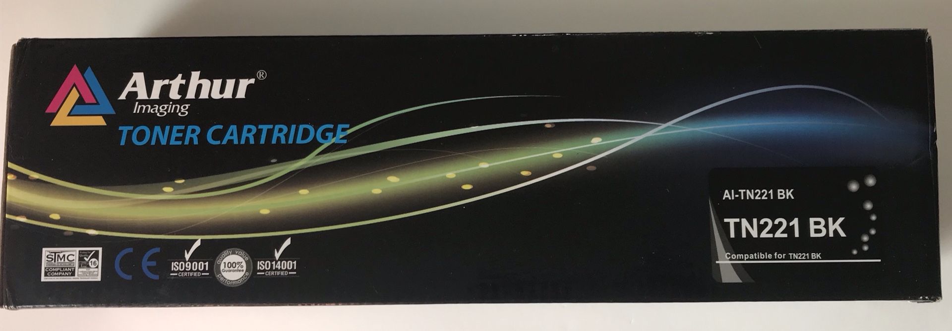 Arthur Imaging Compatible Toner Cartridge Replacement for Brother TN221