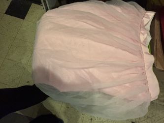 Table skirt tutu for decoration pink