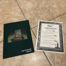 Disney Collectible Thru the Mirror Mickey Mouse Backstage Magic Folder Schedule