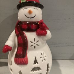 Ceramic Snowman 