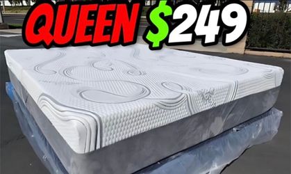 Queen Organic Cool Gel Memory Foamm Matres!!
