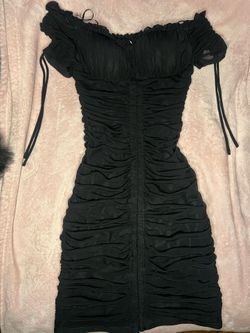 black dress