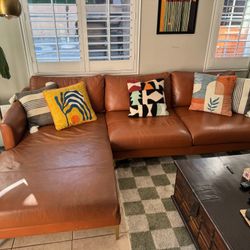 Leather Sectional Couch