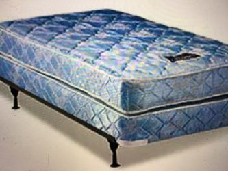 Twin mattress with box springs $75