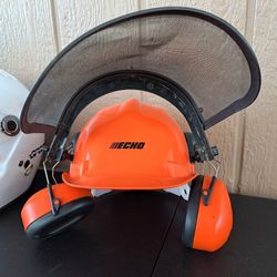 CHAIN SAW FACE SHIELD, WITH EAR PROTECTION