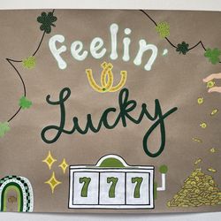 St. Patrick’s Day Hand Painted Banner Decor