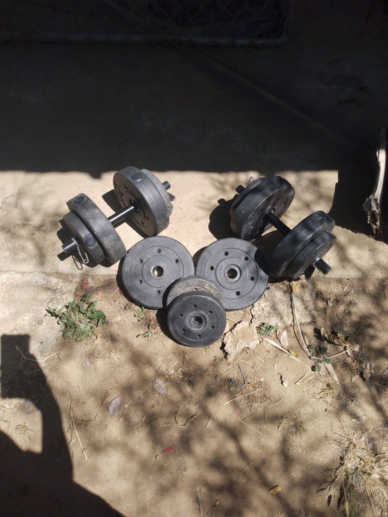 2 Dumbbell With Weights