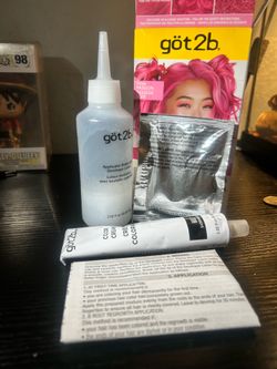 Pink hair dye