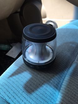 Bluetooth speaker blue LED lights