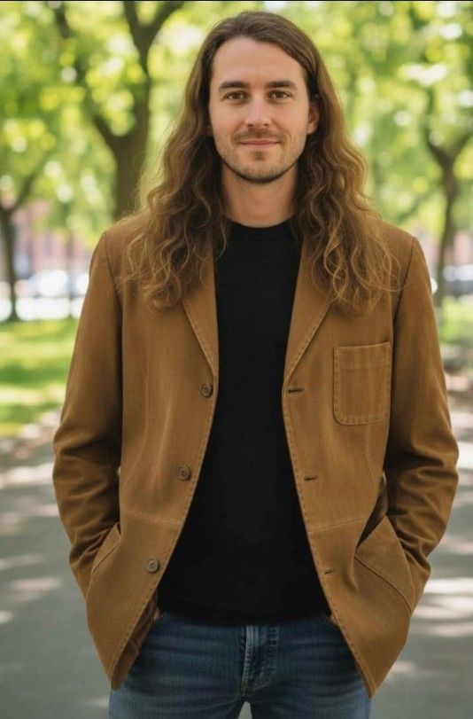 Tasso Elba Suede Jacket Men's Small EUC