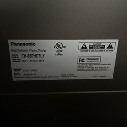 65” Panasonic Security Plasma Display