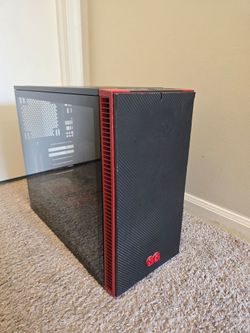 Fractal Design Define Mid-Tower PC Case - Tempered Glass (Custom Black & Red)