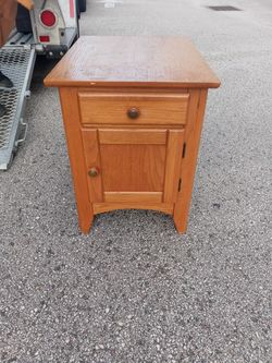 Matching wood end tables