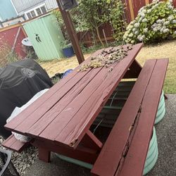 Free Wood Picnic Table