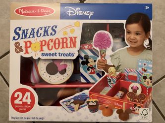 Melissa & Doug Disney Snacks & Popcorn Play Set