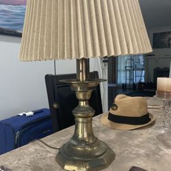 Antique two bulb pool chain light