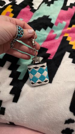 Genuine leather keychain