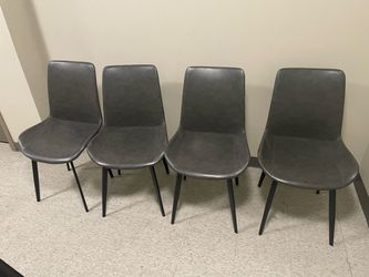 Four grey chairs! Excellent shape.