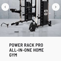 Jacked Up Pro All In One Gym Smith Machine, Bench, Weights,Dumbbells, Rack And Tredmill 