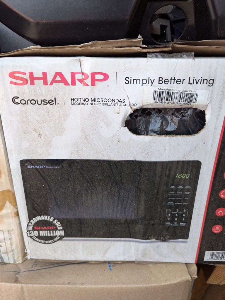 New Sharp Microwave.