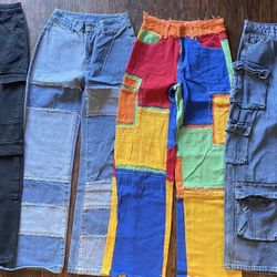 Women Cargo Pants S / Women Pants Size 4 (All for $60)