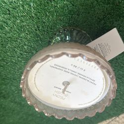 Peony Blush glass scented candle